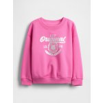 Gap Baby mikina s logem VintageSoft Růžová – Zboží Dáma