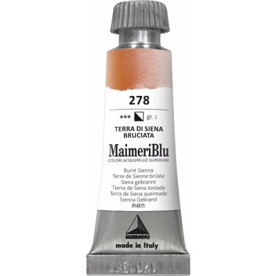 Maimeri Blu Akvarelová barva Burnt Sienna 278 12 ml 1 ks – Hledejceny.cz