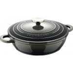 BERGNER Kastrol s keramickým povrchem a poklicí EXCALIBUR 24 cm šedá BG-36103-GY – Zboží Mobilmania