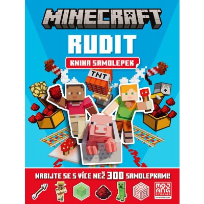 Minecraft Rudit kniha samolepek – Sleviste.cz