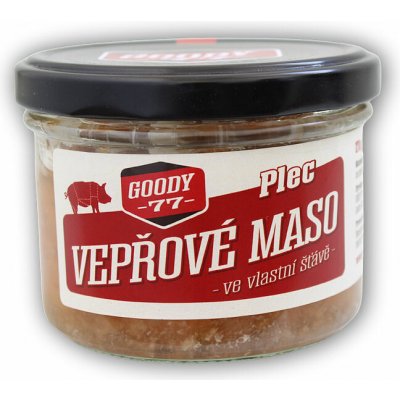 Goody 77 PLEC Vepřové maso ve vlastní šťávě 170 g – Hledejceny.cz