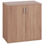 LN 2 - 7D kancelářská skříň, 2-dveřová, 750x720x400, dub bardolino – Zboží Dáma
