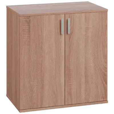 LN 2 - 7D kancelářská skříň, 2-dveřová, 750x720x400, dub bardolino – Zboží Dáma