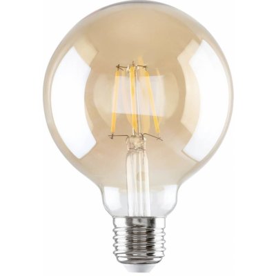 Rabalux Filamentová LED žárovka , G95, E27, 6W/42w -teplá bíláLED E27 6W