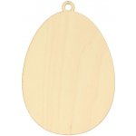 Natana dřevěné vajíčko na zavěšení 6 x 9 cm – Hledejceny.cz