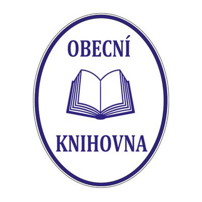 PROFIBA Smaltovaná cedule OBECNÍ KNIHOVNA