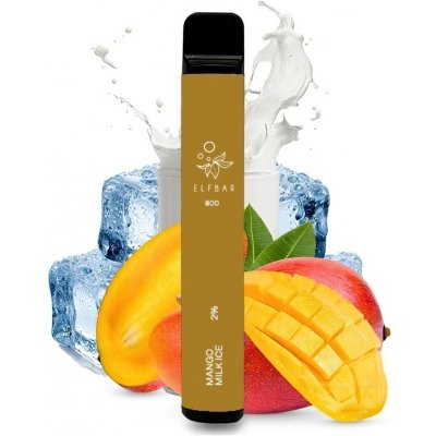 Elf Bar 600 Mango Milk Ice 20 mg 600 potáhnutí 1 ks – Zboží Mobilmania