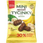 SEMIX Mini Müsli tyčinky s banány bez lepku 70 g – Hledejceny.cz