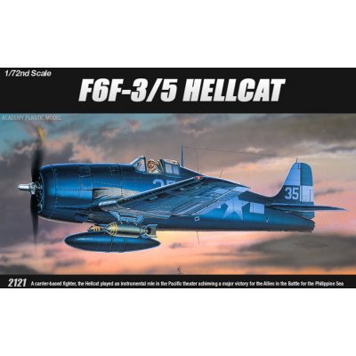 Academy Model Kit letadlo 12481 F6F 3/5 1:72 – Zboží Mobilmania