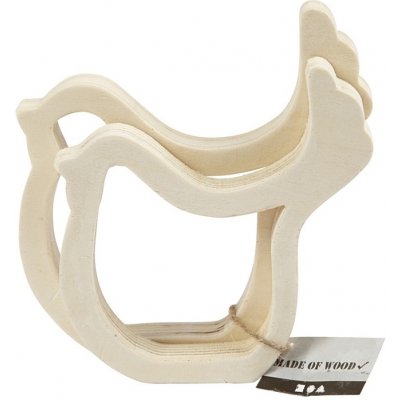 Dřevěné kuřátka siluety 2 ks – Zbozi.Blesk.cz