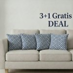 Top textil polštář Geometry modrý 3 40x40 4ks 43 – Hledejceny.cz