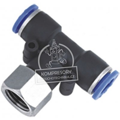 Pneumatics & Hydraulics T-spojka vnitřní závit 10 - G1/8 – Hledejceny.cz