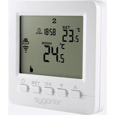 WiFi Sygonix SY-4500820 program 5 až 35 °C pod omítku