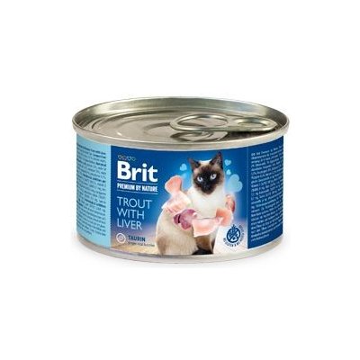 Brit Premium by Nature Cat Trout with Liver 12 x 0,2 kg – Zboží Mobilmania