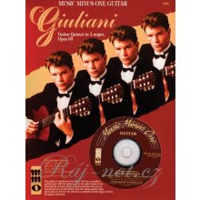 GIULIANI Guitar Quintet in A Major, Op. 65 + CD / kytara