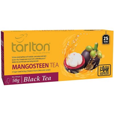 Tarlton Venture Tea Black Mangosteen nepřebal 25 x 2 g – Hledejceny.cz