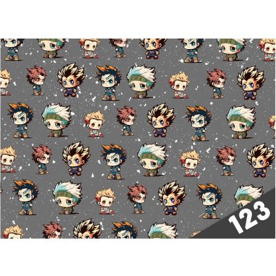 MFP desky na číslice Anime maskoti – Zboží Mobilmania