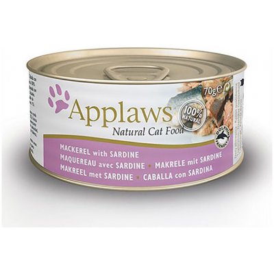 Applaws cat makrela & sardinky 156 g