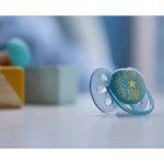 Avent silikon šidítko Philips Ultrasoft modrá/šedá 2 ks – Zboží Dáma