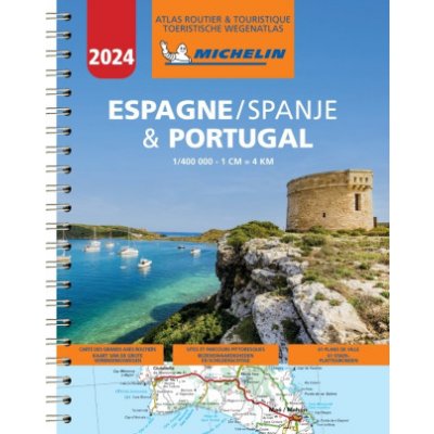 Michelin atlas Spain,Portugal 1:400 t. spiral 2024 A4