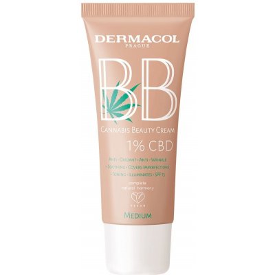 Dermacol BB Cream Cannabis Beauty Cream SPF15 bb krém 2 Medium 30 ml – Zbozi.Blesk.cz