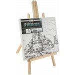 Grafix Malování na plátno 30x22,5 cm dřevěný stojan mlýn – Hledejceny.cz