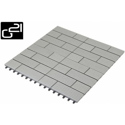 G21 WPC dlaždice SAMOA, Incana 2,3 x 30 x 30 cm – Zboží Mobilmania