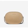 Kabelka Michael Kors kožená crossbody kabelka jet set oval camel