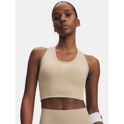 Under Armour Vanish Seamless Mid Bra Hnědá – Hledejceny.cz