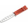 Nůž pro bojové sporty Böker Plus Balisong Trainer Red 01BO712