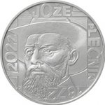 Česká mincovna 150. výročí narození Jože Plečnika 200 Kč 2022 stříbrná mince Proof 13 g – Sleviste.cz