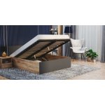 DobreSny Panama se zvedacím dřevěným roštem šedá dub – Sleviste.cz