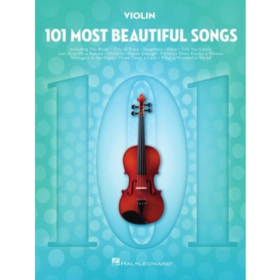 101 Most Beautiful Songs noty na housle – Zbozi.Blesk.cz