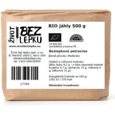 Život bez lepku BIO jáhly 0,5 kg – Sleviste.cz