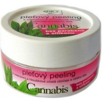 Bione pleťový peeling Bio Cannabis 200 g