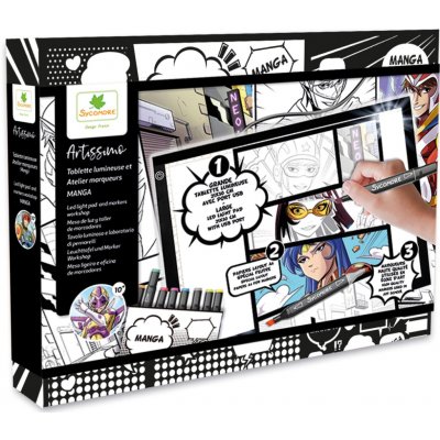 Artissimo Kreslící tablet s podsvícením Manga – Hledejceny.cz