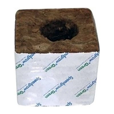 Agra-Wool Starting Block 100 x 100 x 65 mm pěstební kostka s malou dírou – Zboží Mobilmania