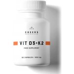 Cheers Vitamin D3+K2 60 tablet – Hledejceny.cz