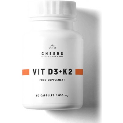 Cheers Vitamin D3+K2 60 tablet – Hledejceny.cz
