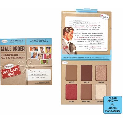 theBalm Male Order First Class Male paletka očních stínů 13,2 g – Zboží Mobilmania