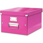 Leitz Click-N-Store archivační krabice wow růžová M A4 – Zboží Mobilmania