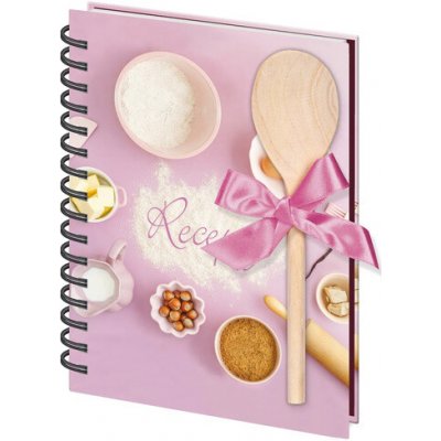 Stil Kniha na recepty s vařečkou A5 se spirálou Baking – Zboží Živě