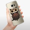 Pouzdro a kryt na mobilní telefon Samsung iSaprio Owl And Coffee Samsung Galaxy S7