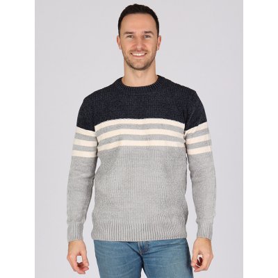 Evona pánský svetr Perun modro/šedý – Zboží Dáma