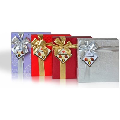 Selllot Belgické plněné pralinky ve MIXu barevných papíru čtverec 200 g – Hledejceny.cz