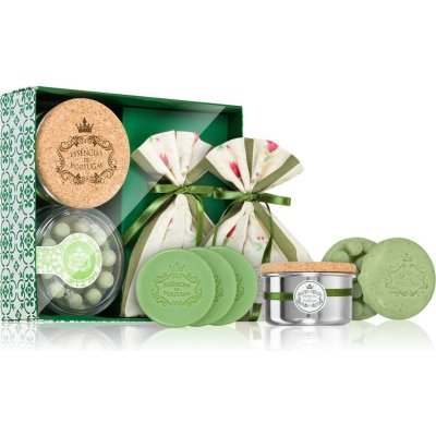 Essencias de Portugal + Saudade Traditional Eucalyptus tuhé mýdlo 3x 50 g + Eucalyptus Massage Soap Withe Grape Seed 94 g kosmetická sada