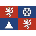 Vlajka Libereckého kraje vlajka - 100 x 150 cm - tunel, karabina – Hledejceny.cz