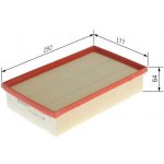 Vzduchový filtr BOSCH F 026 400 698 – Hledejceny.cz