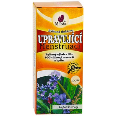 Milota Upravující menstruaci Bylinná tinktura 100 ml – Hledejceny.cz