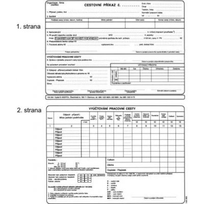 Asopol 100350 Cestovní příkaz s vyúčtováním A4 – Zboží Dáma
